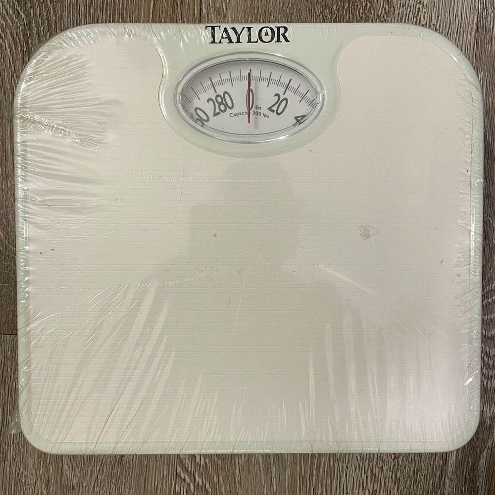 Taylor Scale for measuring your weight, never used, still wrapped in plastic
